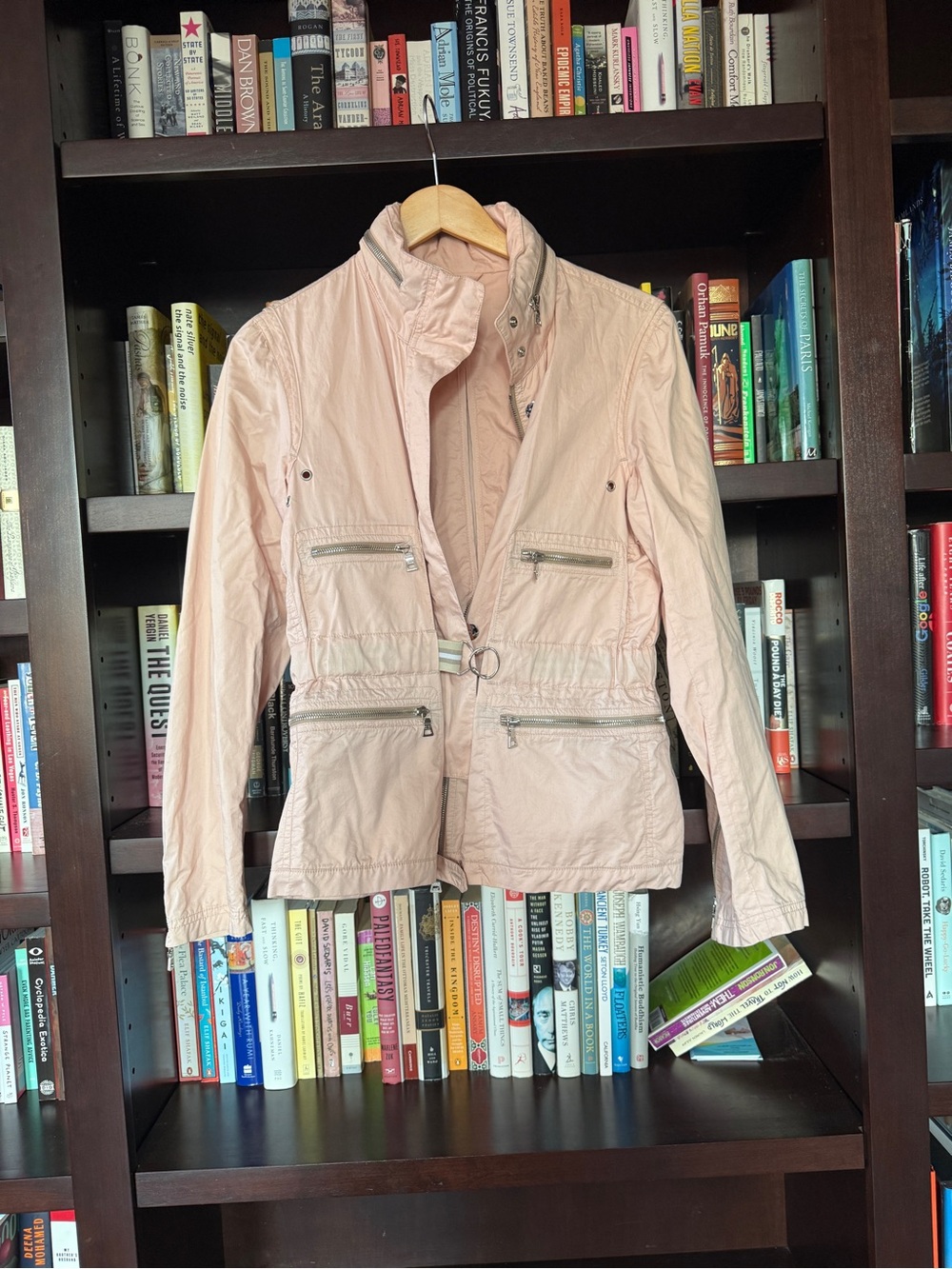 Prada Blush Pink Lightweight Spring duvet utility Jacket (Size. S/M)
